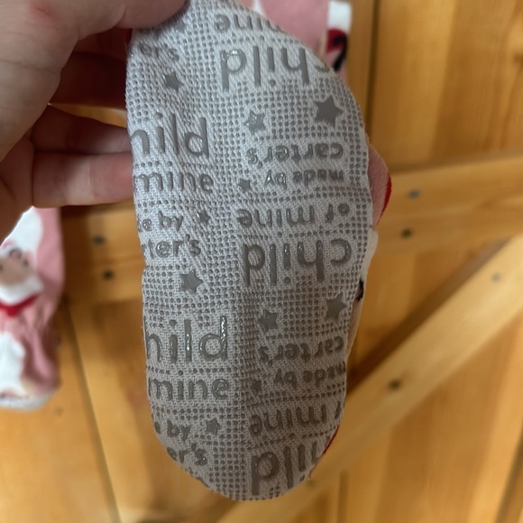 Child Of Mine By Carter’s Santa Fleece Footie Size 4T - Picture 4 of 4